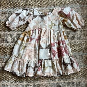 H&M Patchwork Patterned Kids Dress
